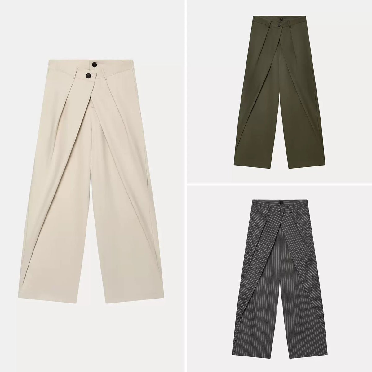 Relaxed Straight-Leg Trousers