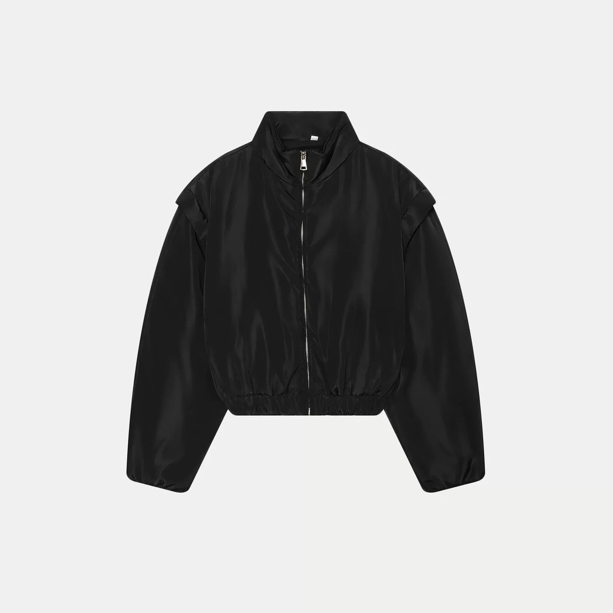 Quilted Stand-Collar Jacket