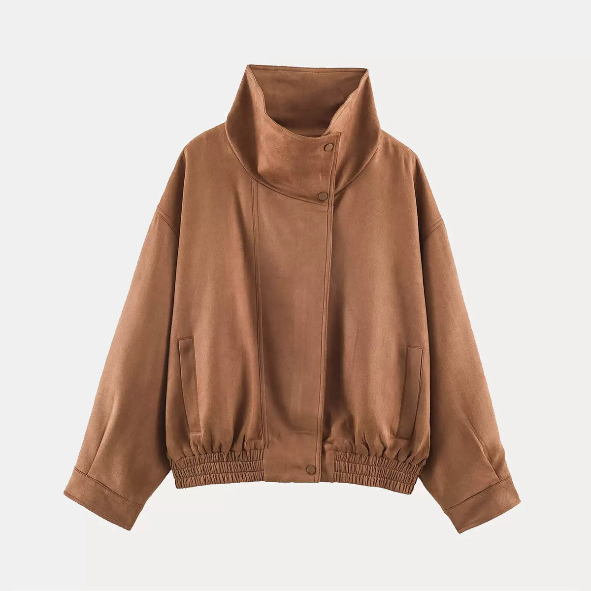 Stand-Collar Aviator Jacket