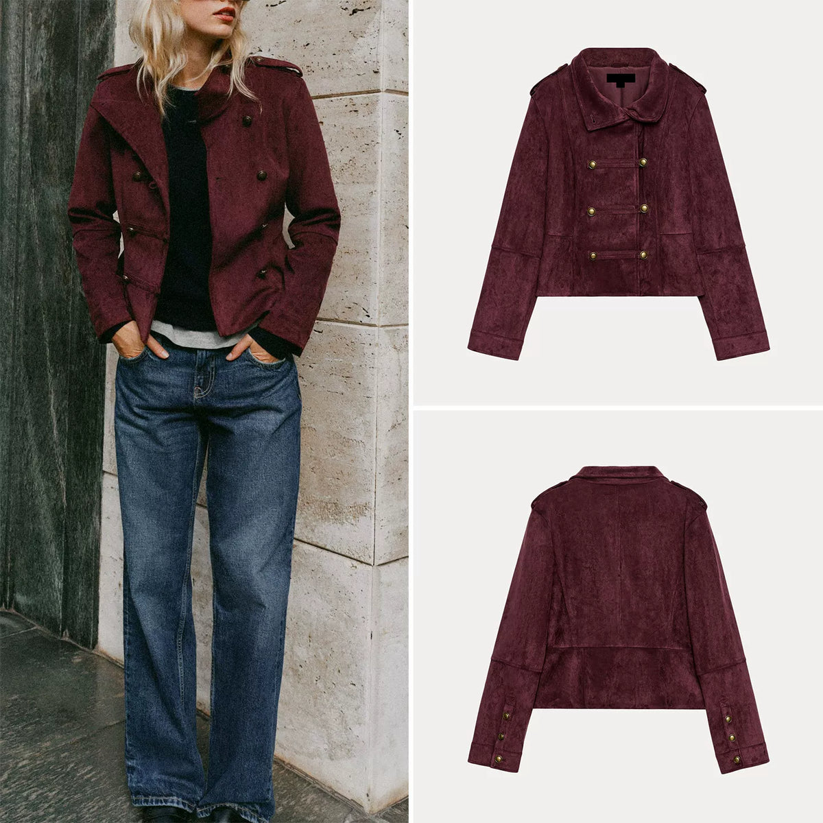 Rope-Knot Closure Jacket