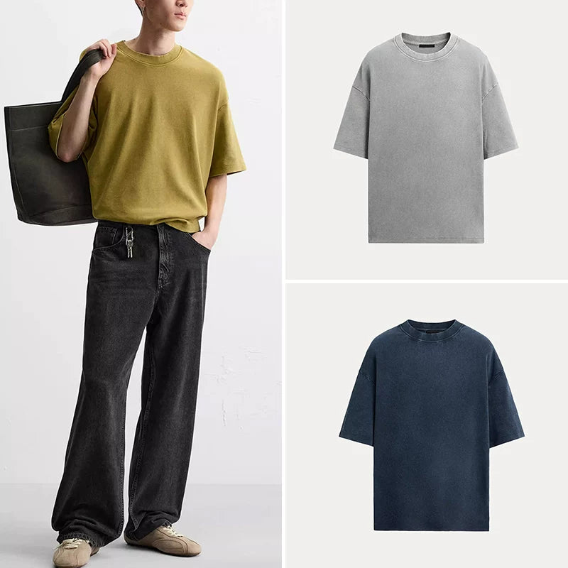 Double-Face Washed T-Shirt