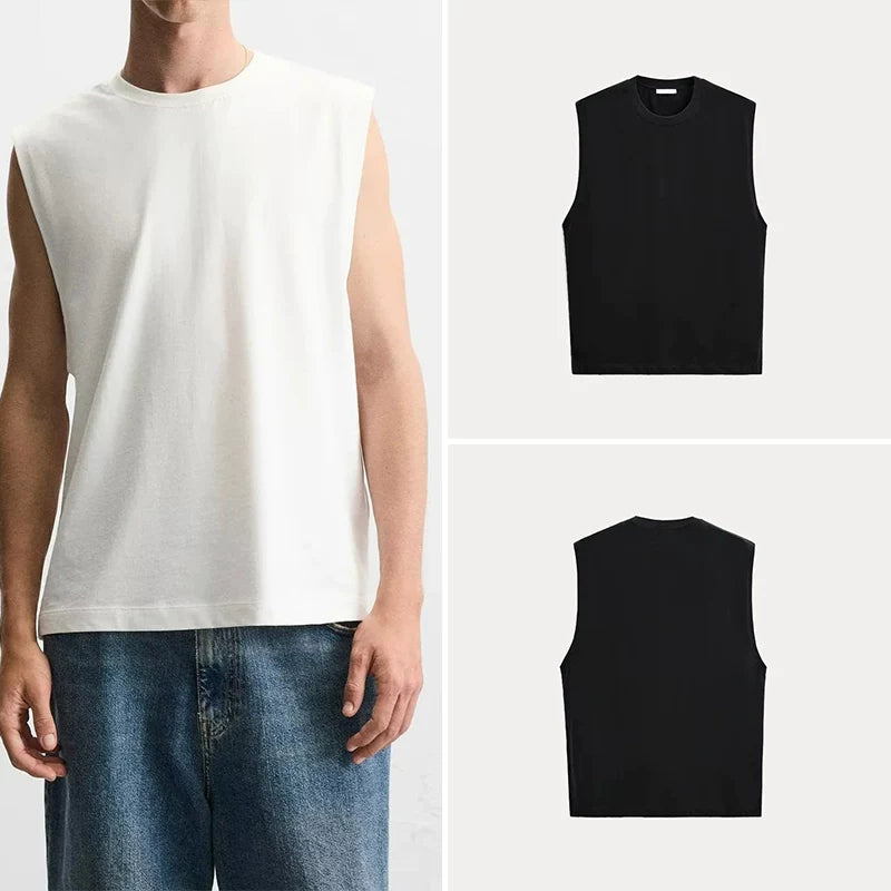Slim-Fit Sleeveless Tank Top