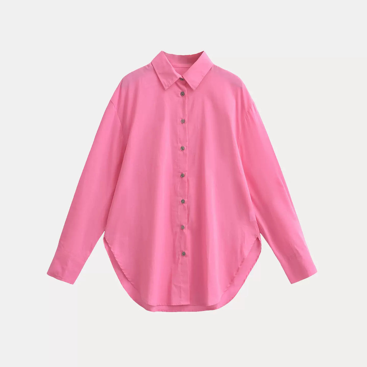 Ruched Collared Shirt