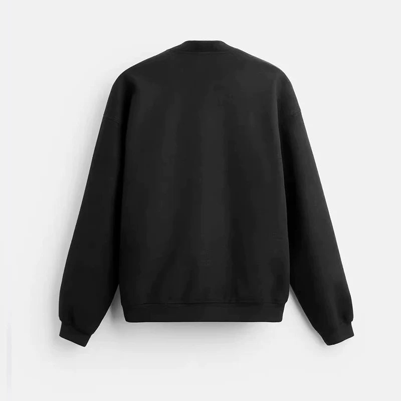 Single-Breasted V-Neck Knit Cardigan