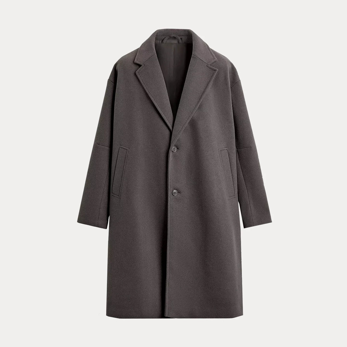 Slim Wool-Blend Overcoat