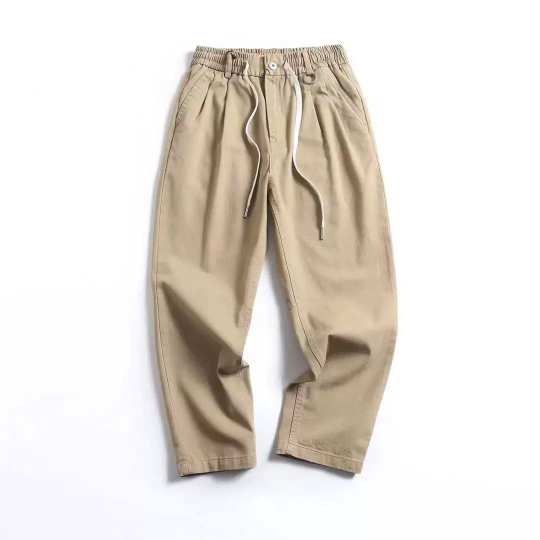 Loose Straight Cargo Trousers