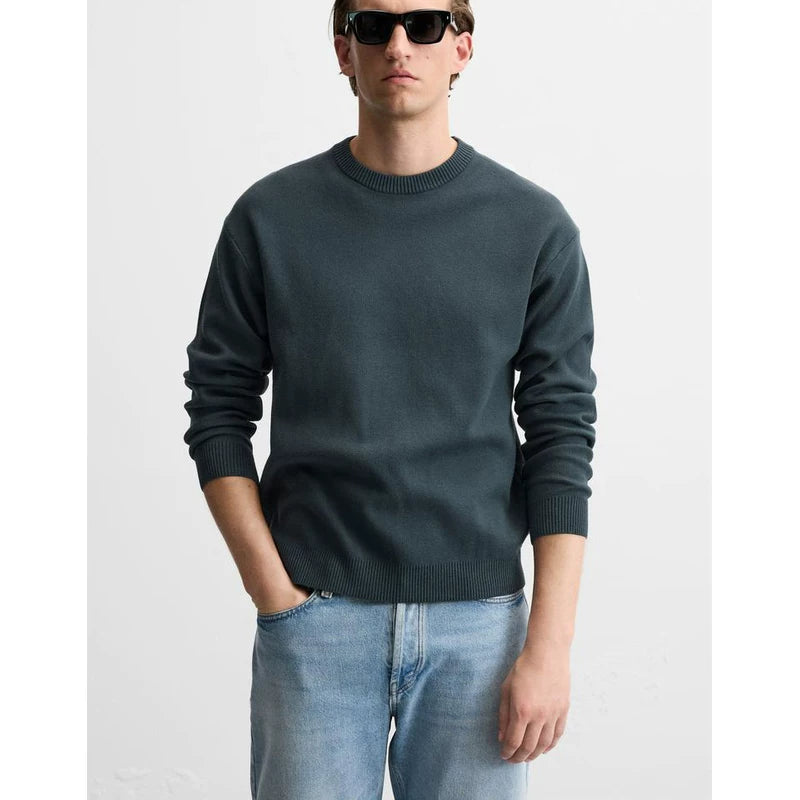 Soft Textured Crew Knit
