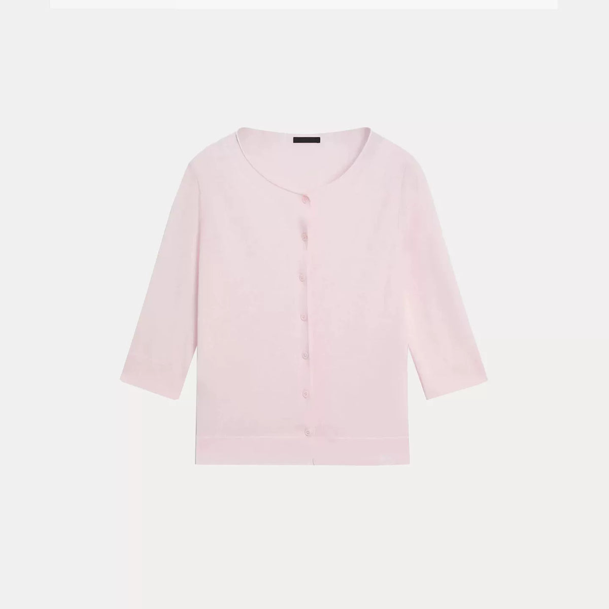 Boat-Neck Knit Cardigan