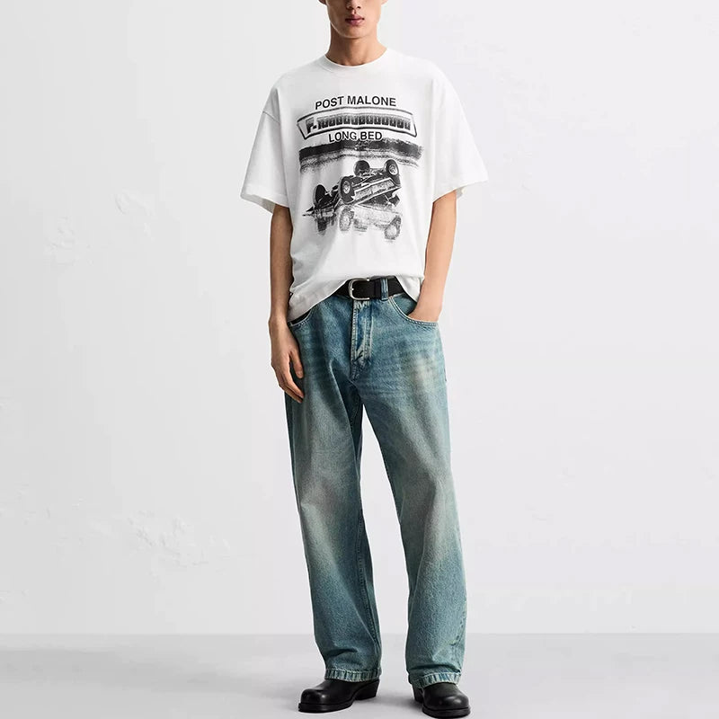 Loose Printed Crew Tee