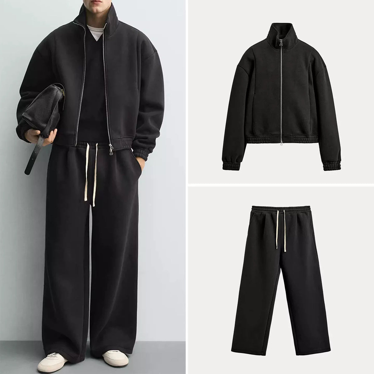 Double-Zip Jacket and Jogger Set