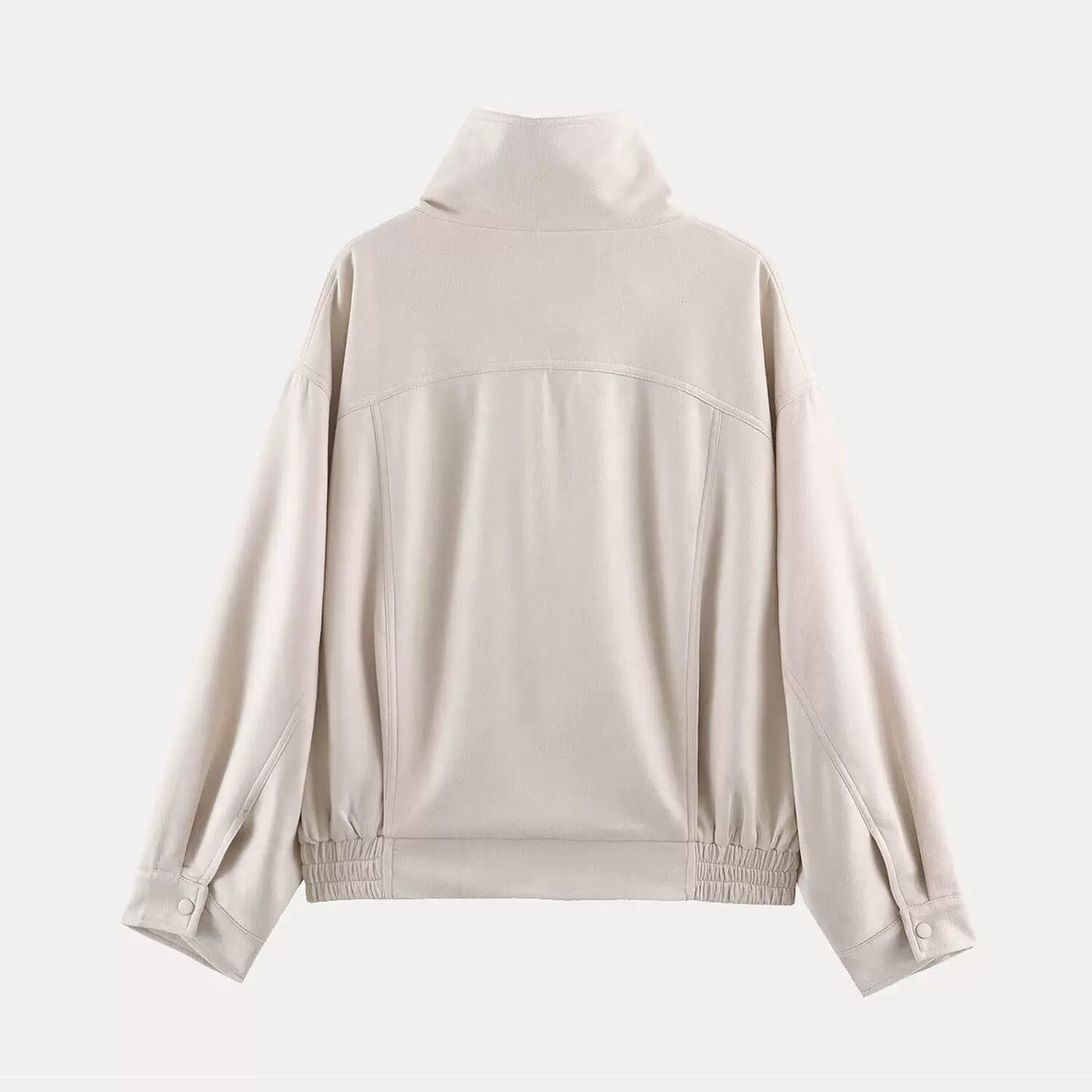 Stand-Collar Aviator Jacket