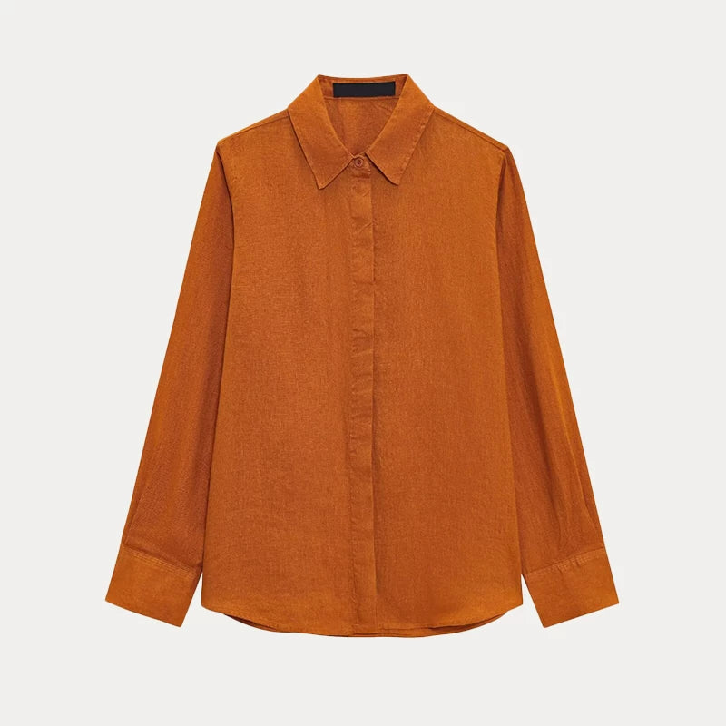Relaxed Shirt & Wide-Leg Trousers Set