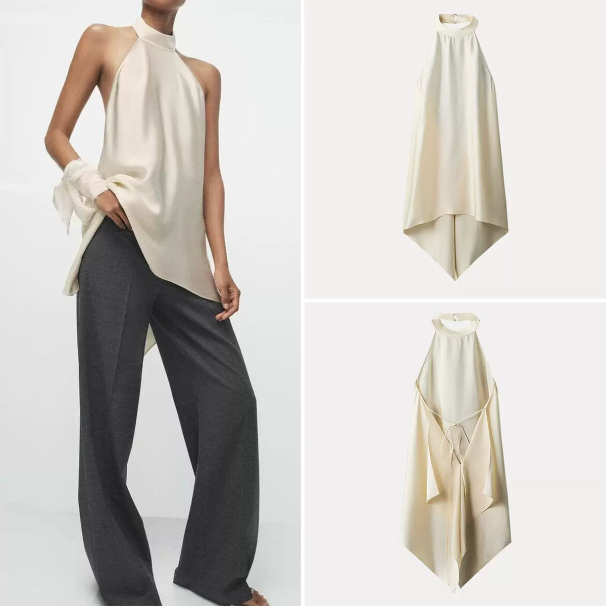 Open-Back Halter Top