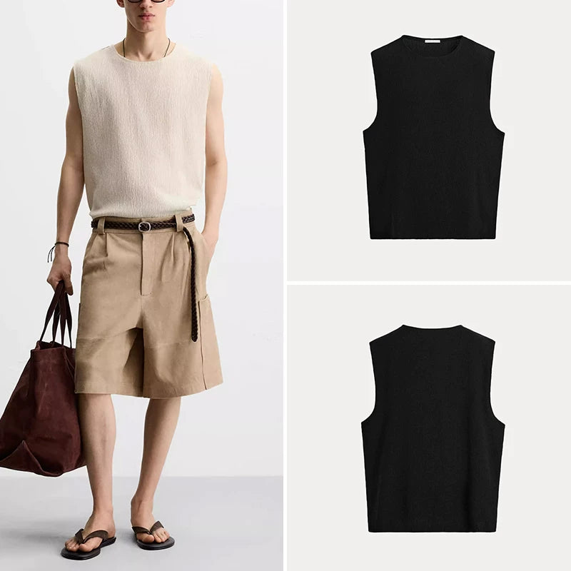 Relaxed Embellished Tank Top
