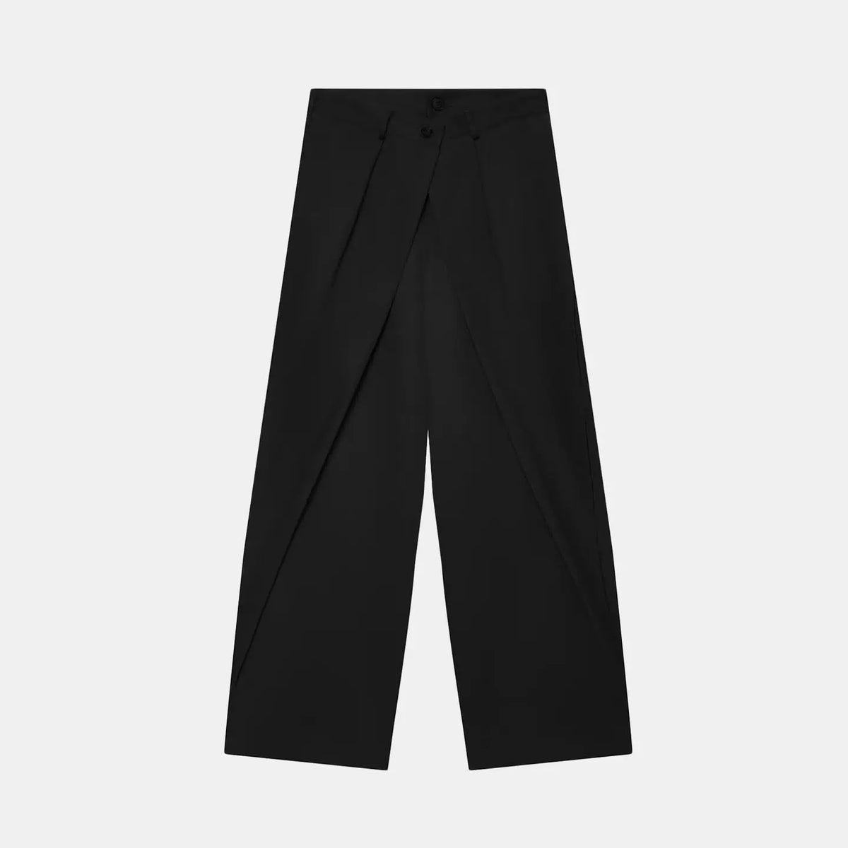 Relaxed Straight-Leg Trousers