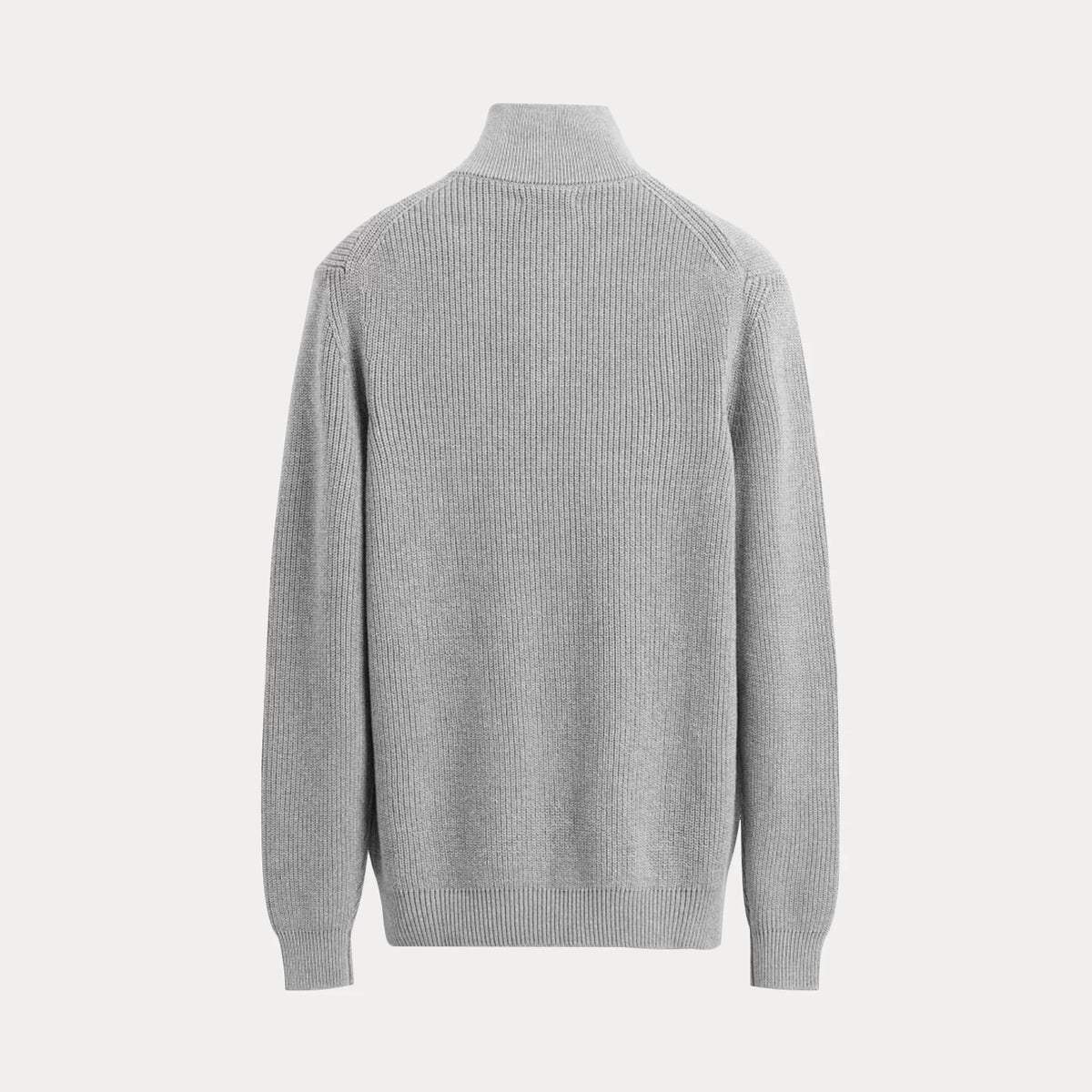 Half-Zip Mock Neck Sweater
