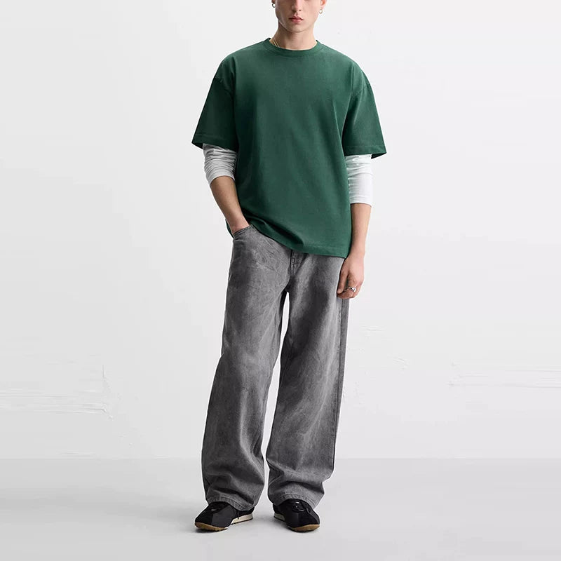 Heavyweight Relaxed T-Shirt in Black