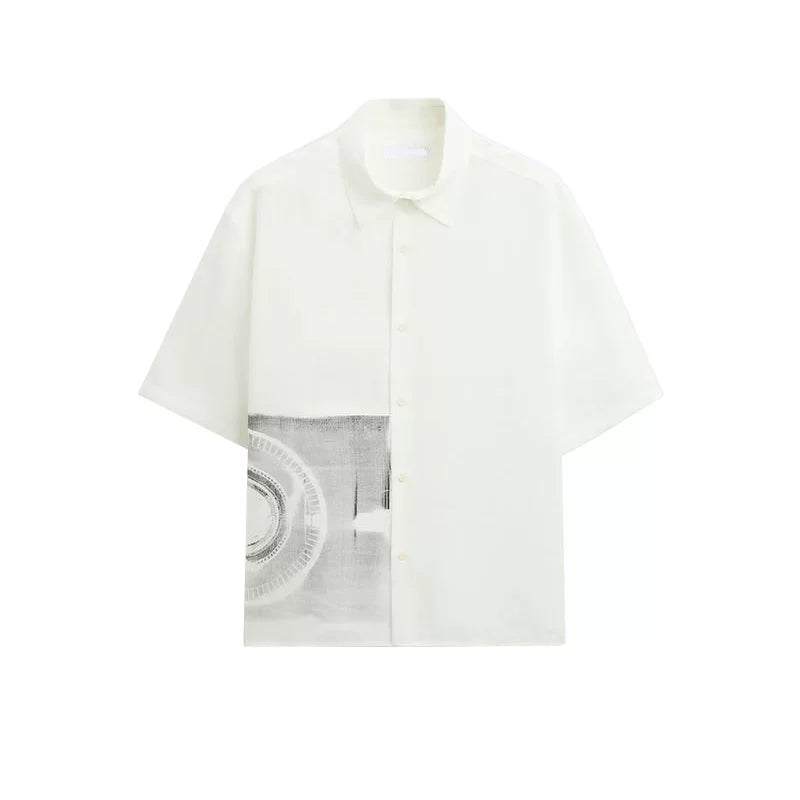 Photo Print Utility Shirt