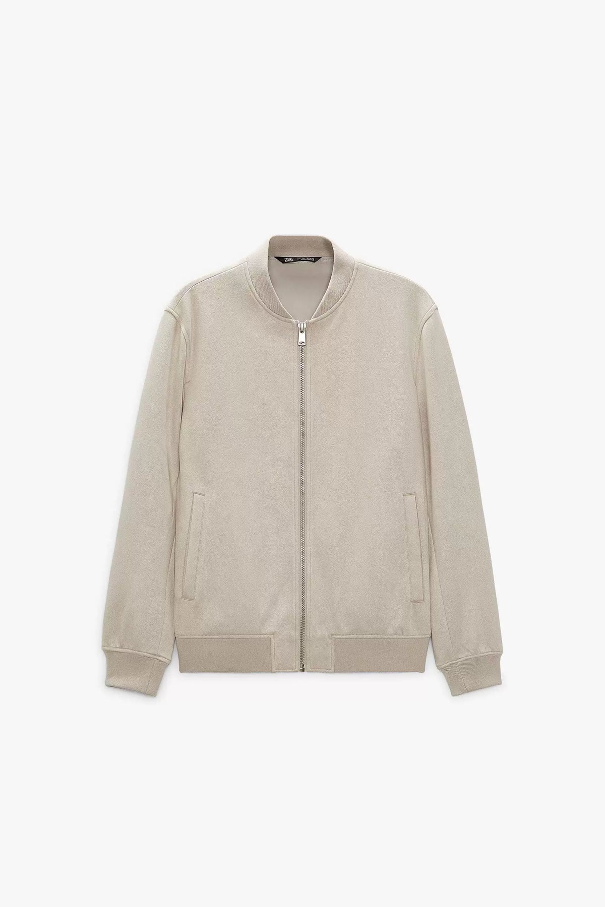 Suede-Effect Pilot Jacket