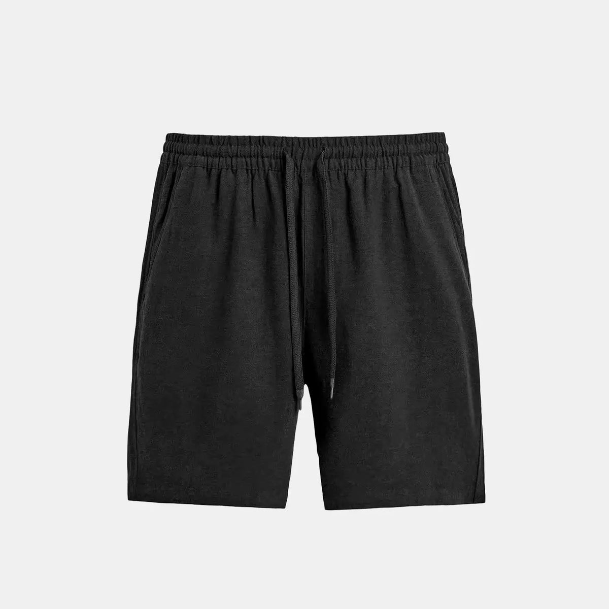 Striped Elastic-Waist Shorts