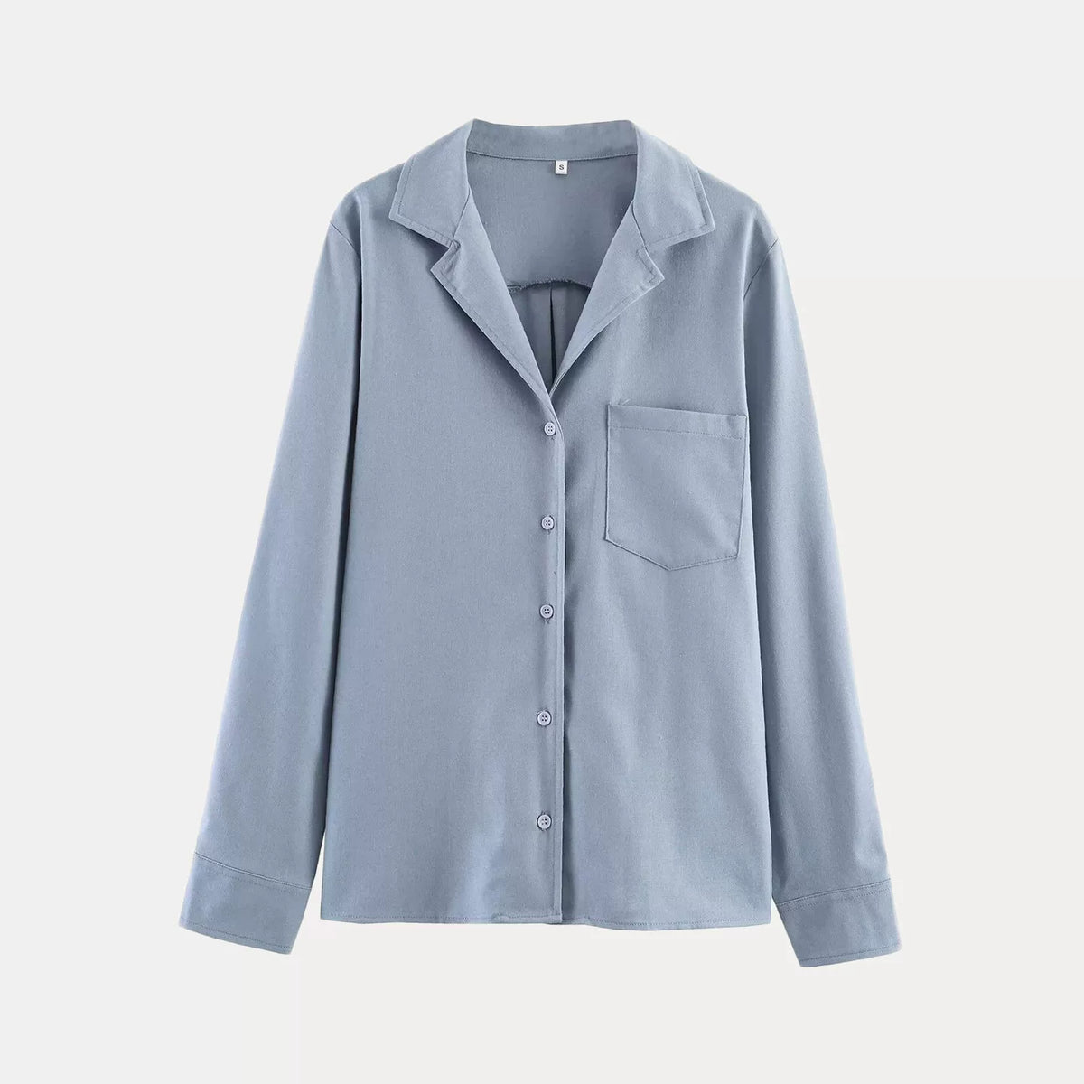 Pocket Shirt and Tie-Waist Shorts Set