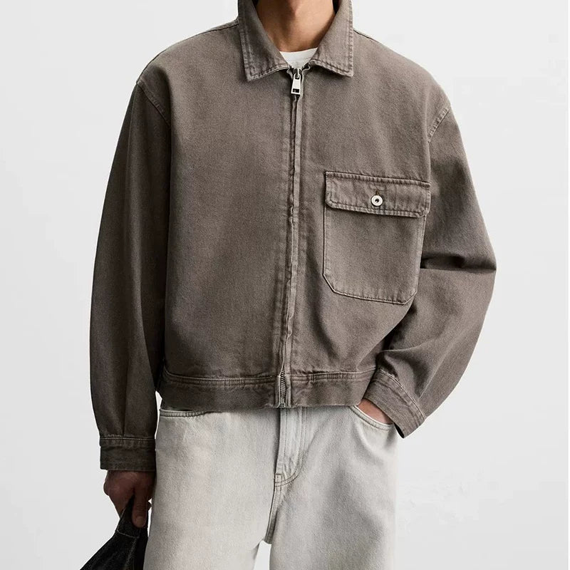 Washed Zip Jacket