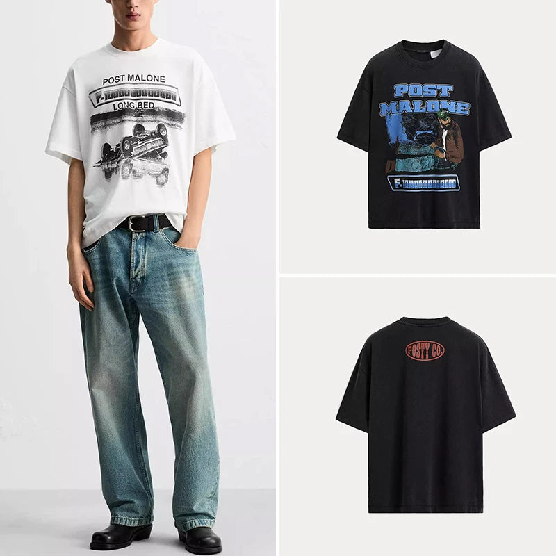 Loose Printed Crew Tee