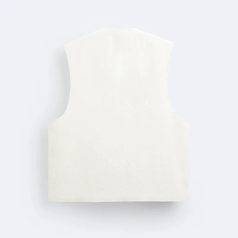 V-Neck Pocket Vest