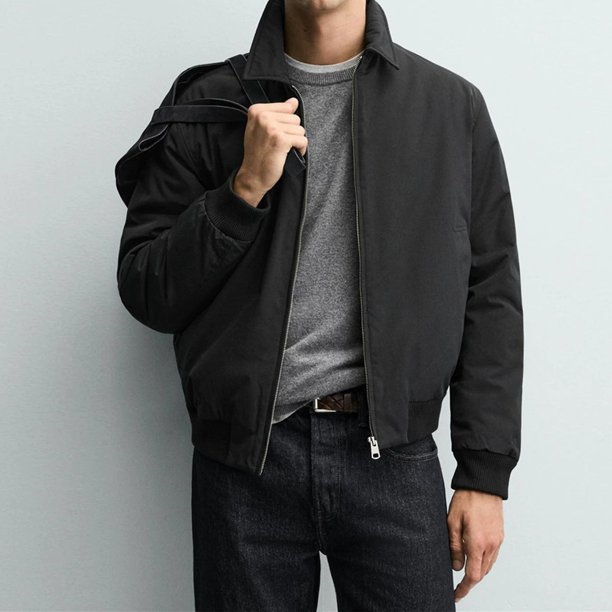 Lightweight Lined Collar Jacket