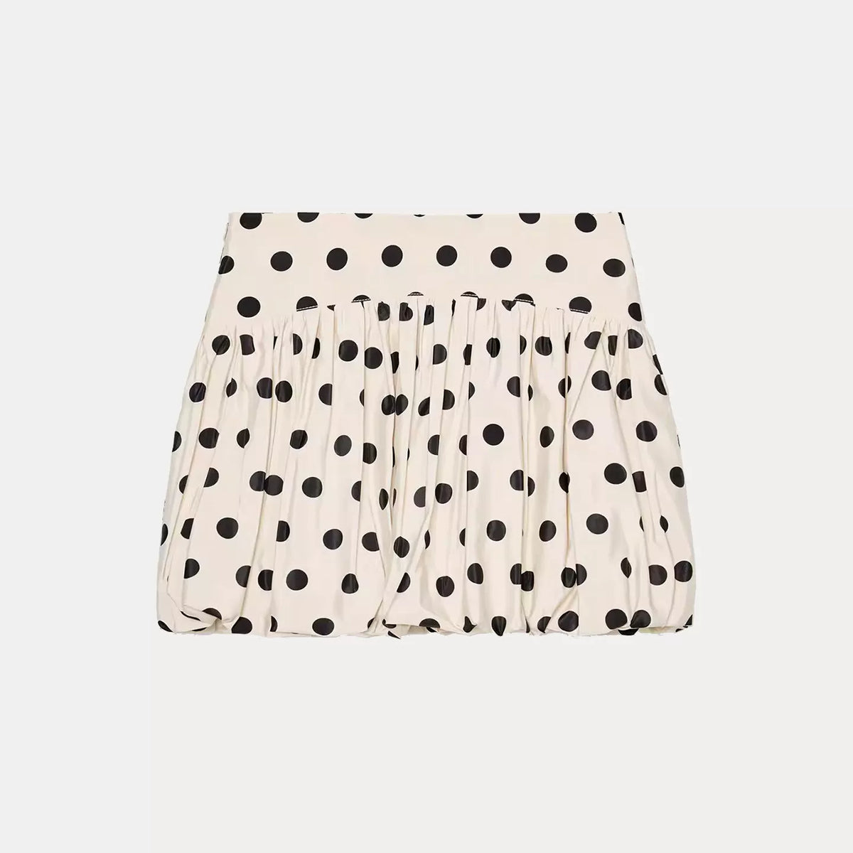 Voluminous Polka Dot Culotte Skirt