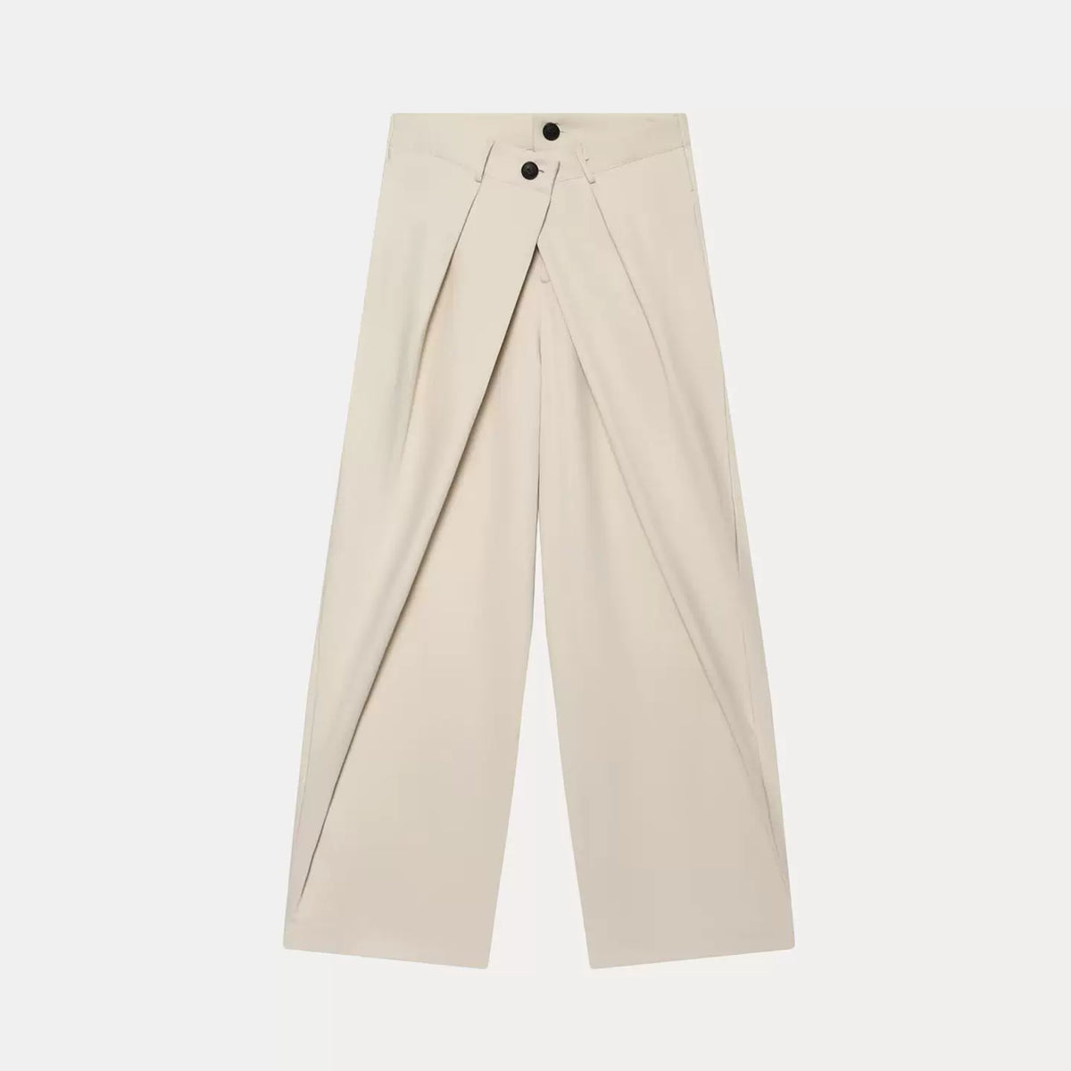 Relaxed Straight-Leg Trousers