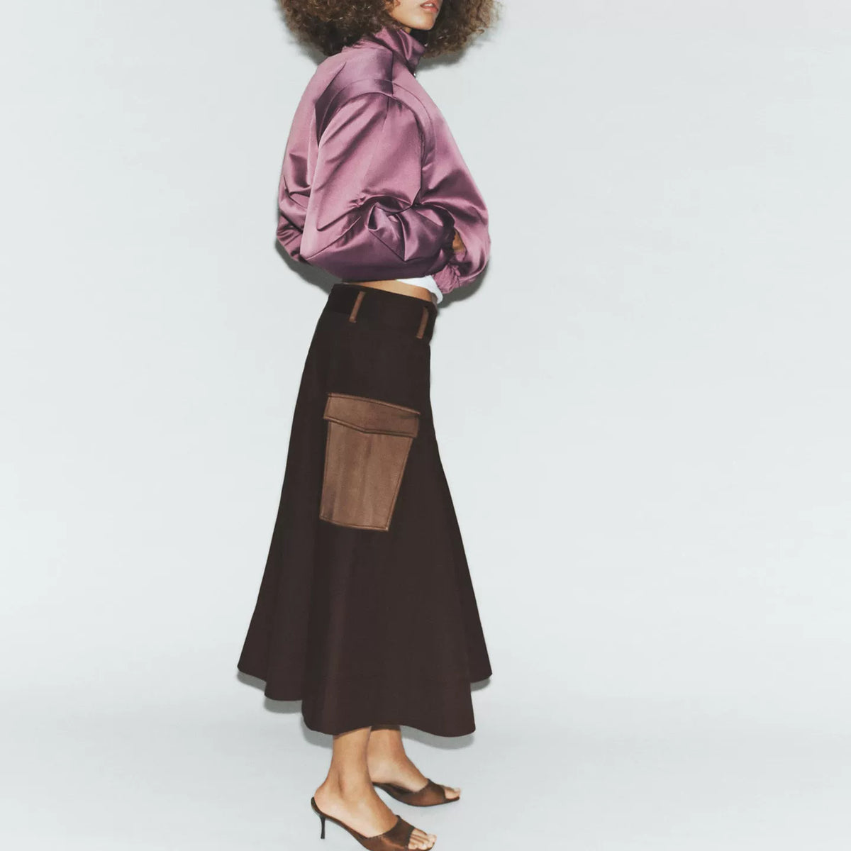 Quilted Stand-Collar Jacket