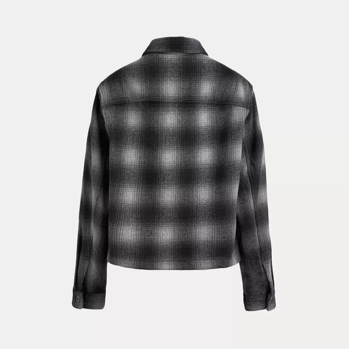 Checked Collared Overshirt