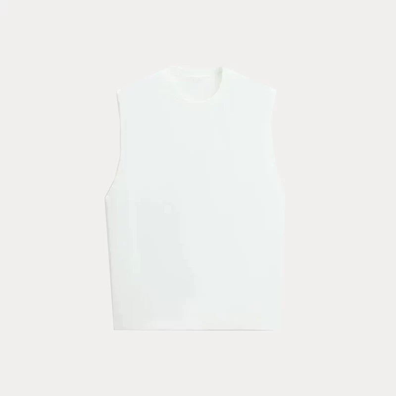 Slim-Fit Sleeveless Tank Top