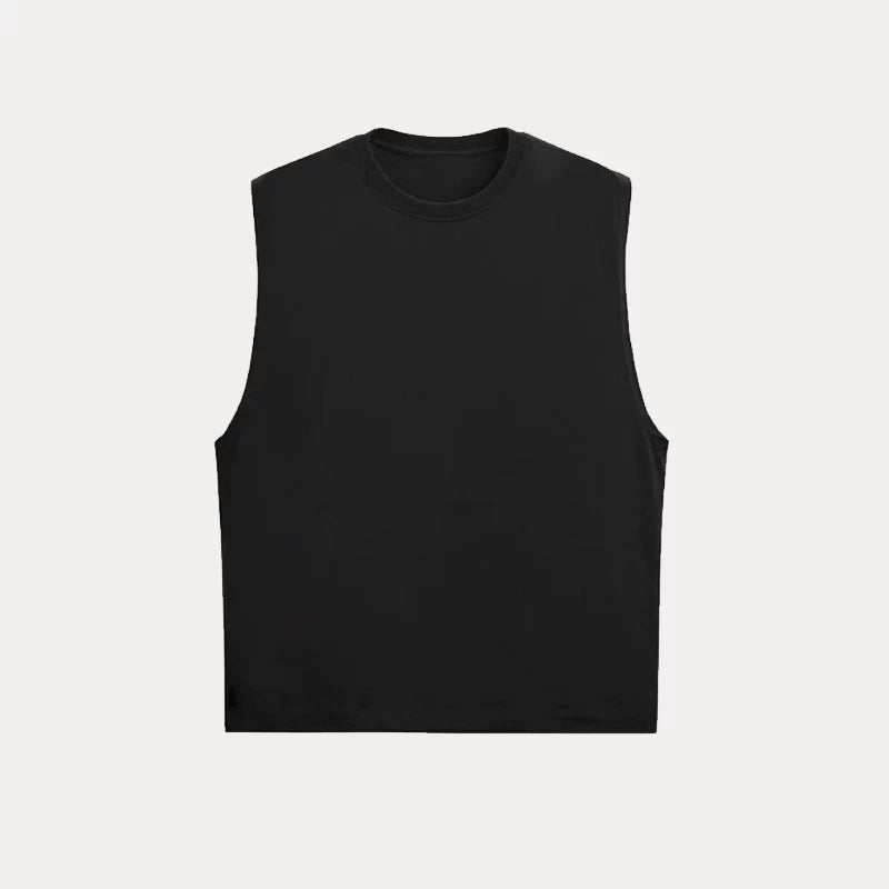 Relaxed Crew Neck Tank