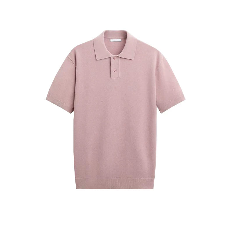 Short-Sleeve Knit Polo