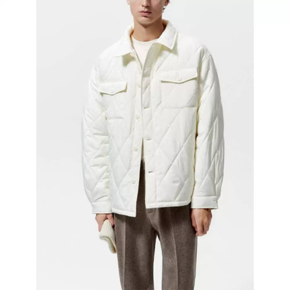 Lightweight Quilted Shirt Jacket