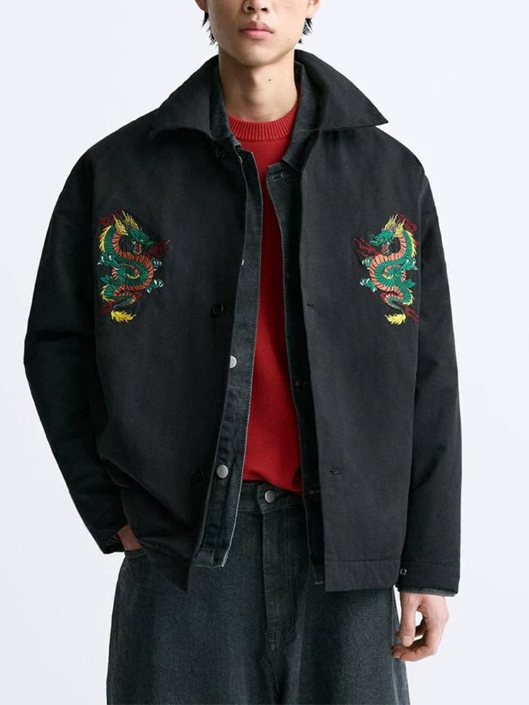 Embroidered Utility Jacket