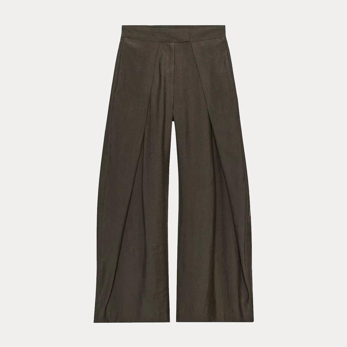 Front-Pleat Relaxed Trousers