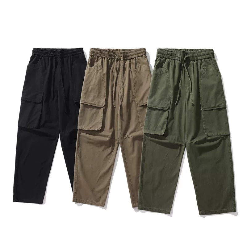 Heavyweight Washed Cargo Trousers
