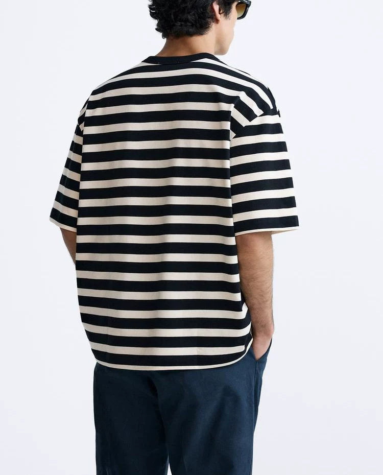 Striped Crew Neck T-Shirt
