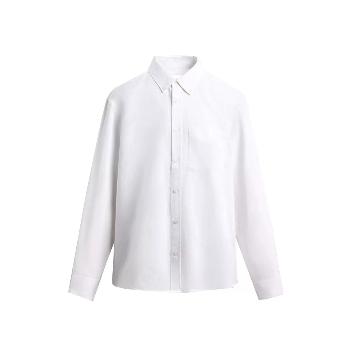 Slim Straight Long-Sleeve Shirt