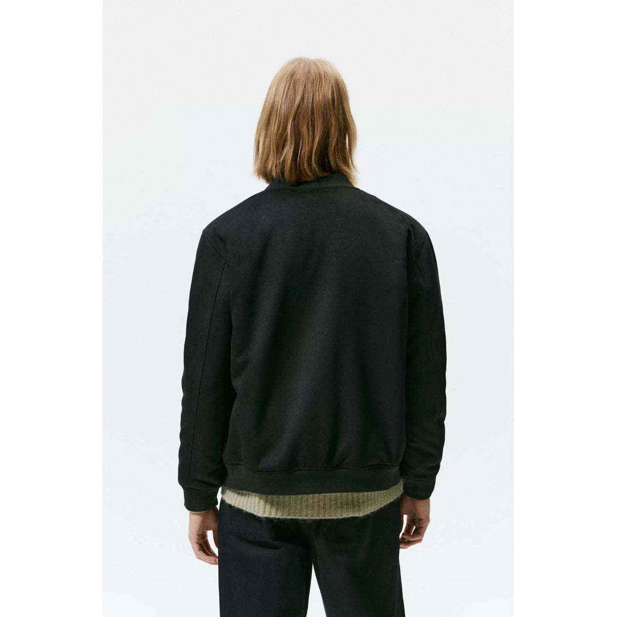 Suede-Effect Pilot Jacket
