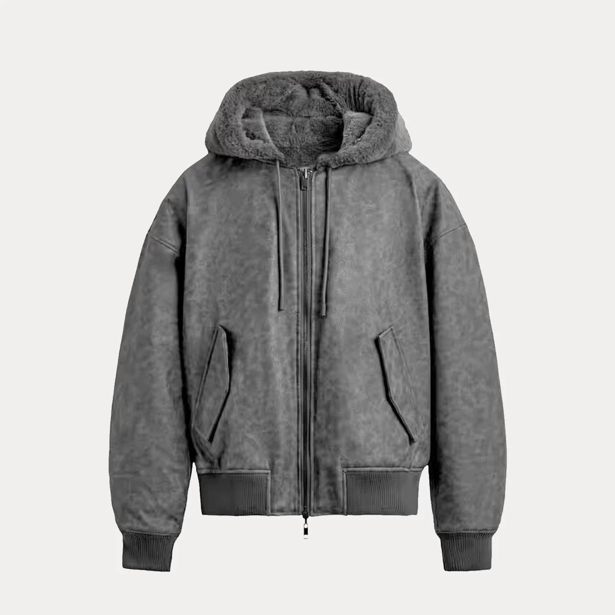 Reversible Hooded Aviator Jacket