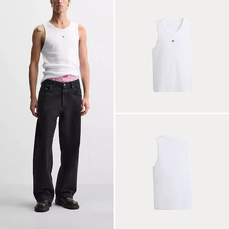 Heart Detail Slim Tank