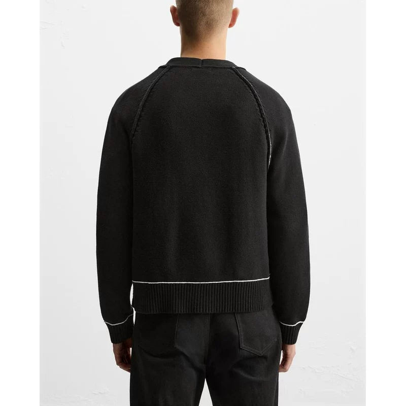 Slim V-Neck Knit Cardigan
