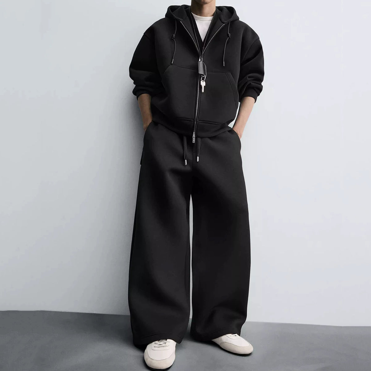 Heavyweight Air-Layer Hoodie Set