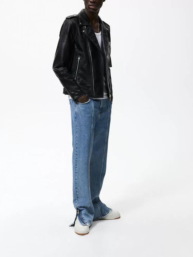 Faux Leather Biker Jacket