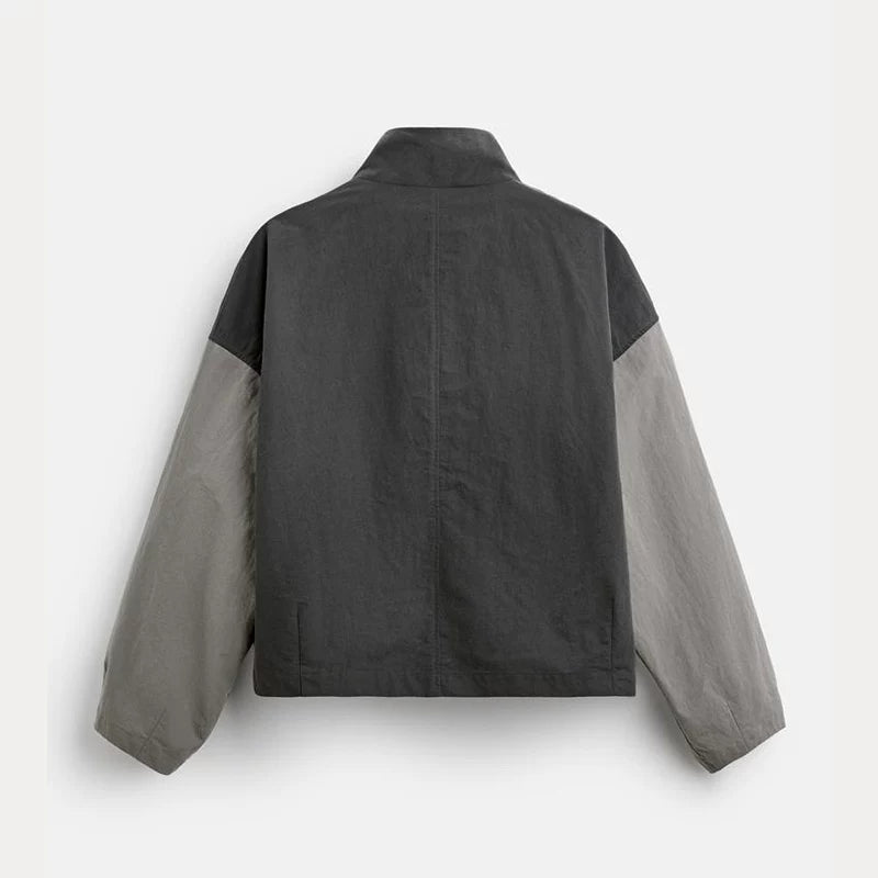 Colour-Block Technical Jacket