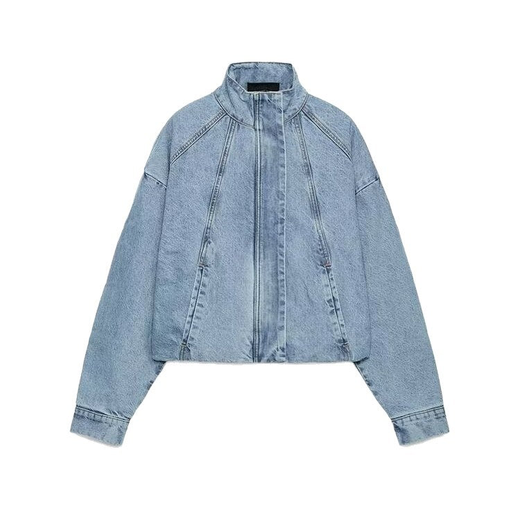 Comfort Denim Remix Jacket in Light Wash